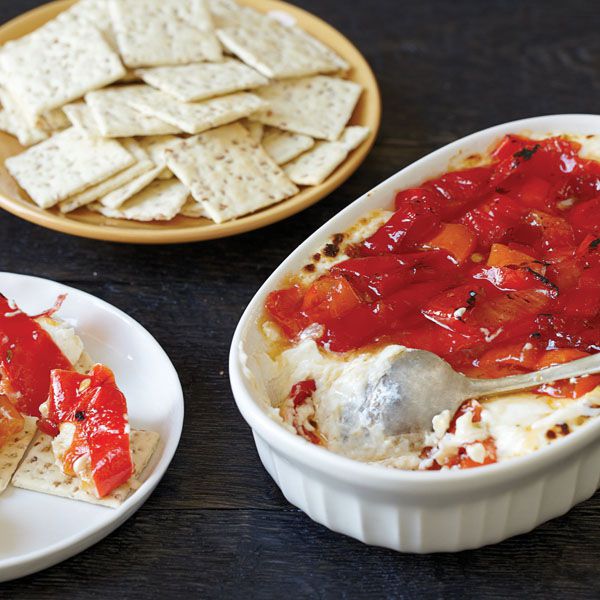 Roasted Red Pepper & Goat Cheese Dip