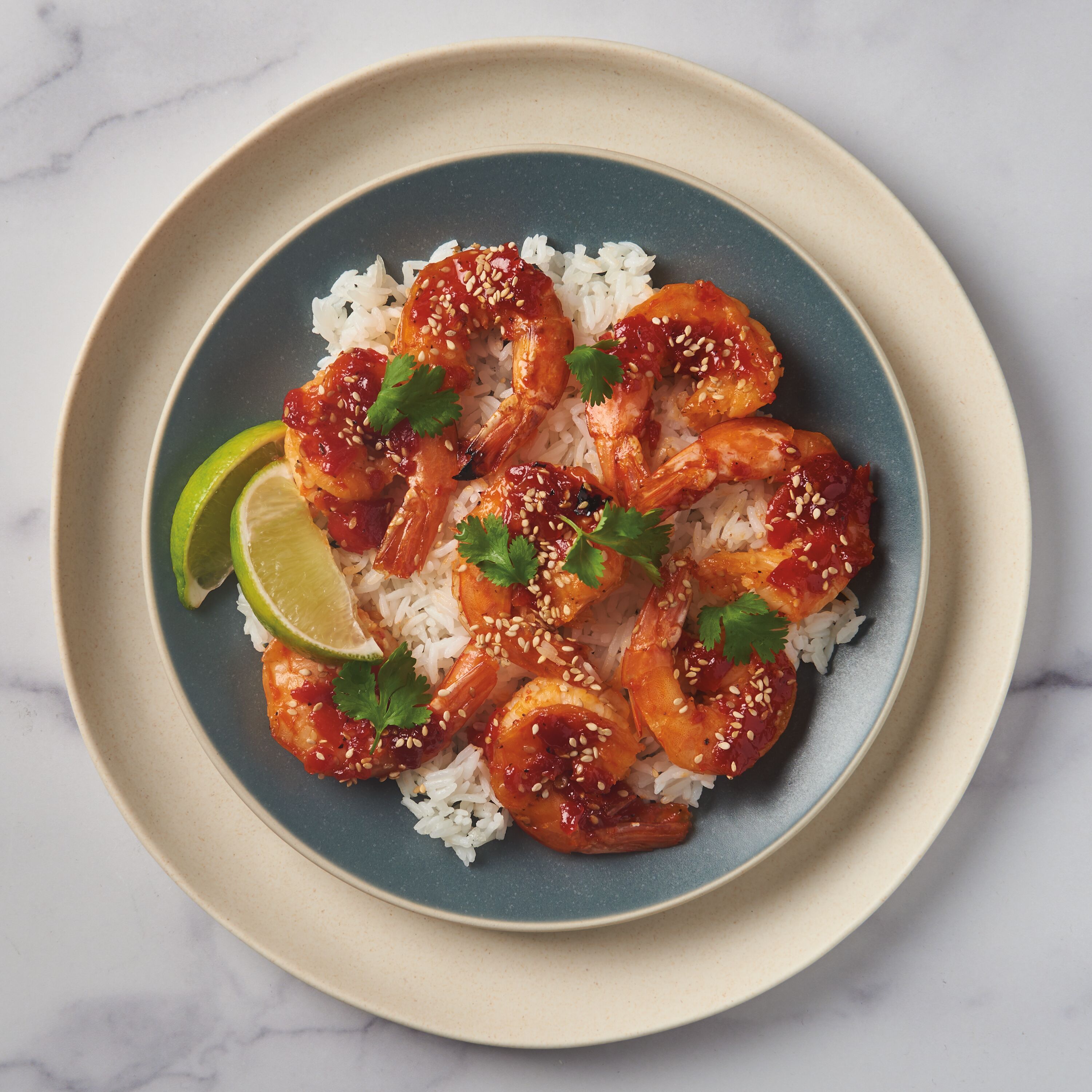 Shrimp Sauteed with Peruvian Pepper Jam