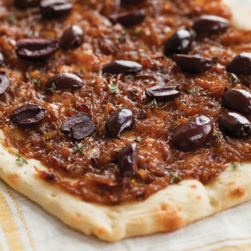 Caramelized Onion & Olive Flatbread